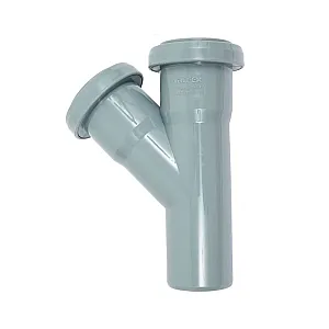 Тройник для внутренней канализации Valfex 22040040 40*40 мм 45°