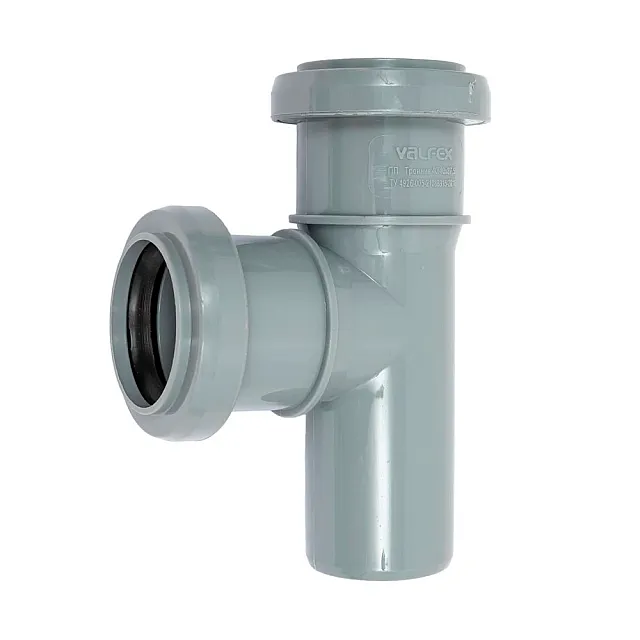 Тройник Valfex 24040040 40*40*87.5 для внутренней канализации