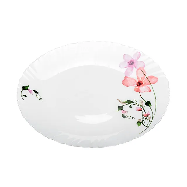 Тарелка мелкая 232-62010 стеклокерамическая 24 см