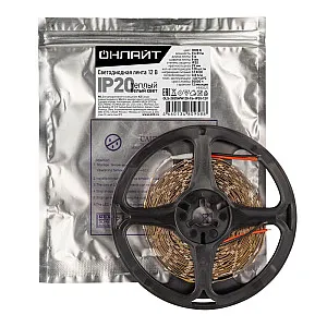 Лента светодиодная Онлайт 80 958 OLS-2835WW120-9.6-IP20-12V