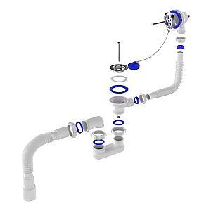 Сифон для ванны Aquant V655-25-MR 1 1/2