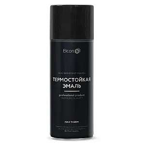Эмаль термостойкая Elcon 600°С антрацит 520 мл