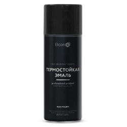 Эмаль термостойкая Elcon 700°С графит 520 мл