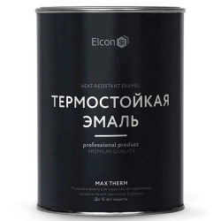 Эмаль термостойкая Elcon Max Therm 700°С красно-коричневая 0.8 кг