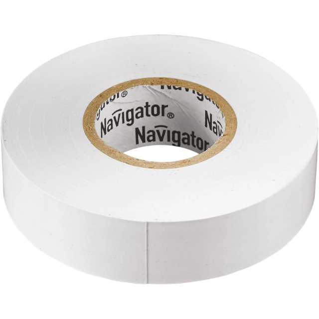 Изолента Navigator 71 102 NIT-B15-20/WH белая Изолента Navigator 71 102 NIT-B15-20/WH белая