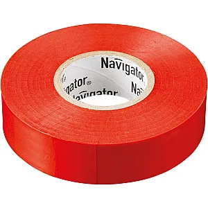 Изолента Navigator 71 104 NIT-B15-20/R красная