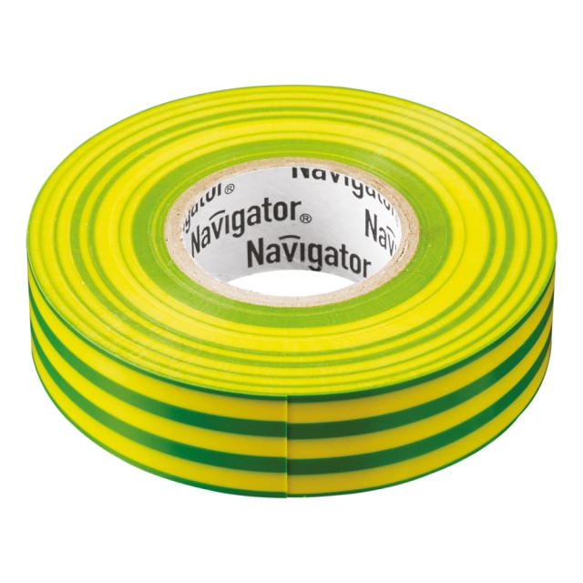 Изолента Navigator 71 108 NIT-B15-20B желто-зеленая Изолента Navigator 71 108 NIT-B15-20B желто-зеленая