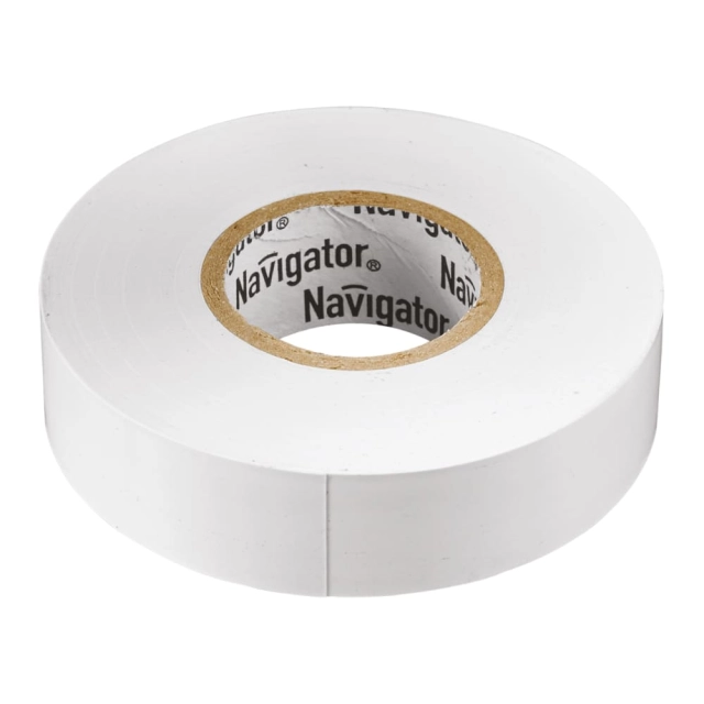 Изолента Navigator 71 109 NIT-A19-20/WH белая Изолента Navigator 71 109 NIT-A19-20/WH белая