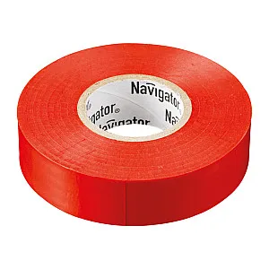 Изолента Navigator 71 111 NIT-A19-20/R красная