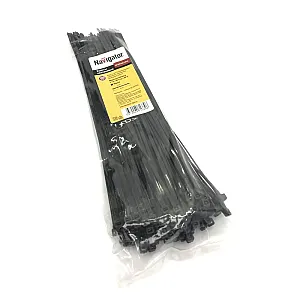 Хомуты Navigator 71 339 NCT-036-300-100/BL черные 100 шт
