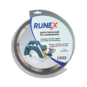 Диск пильный Runex 553006 по алюминию 100 зубьев 250*32/30 мм