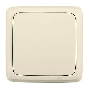 Выключатель Hegel Alfa ВА10-113-01 1 клавиша слоновая кость