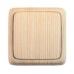 Выключатель Hegel Alfa ВА10-113-02 1 клавиша сосна