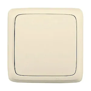 Выключатель проходной Hegel ВА10-163-01 1 клавиша слоновая кость