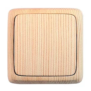 Выключатель проходной Hegel ВА10-163-02 1 клавиша сосна