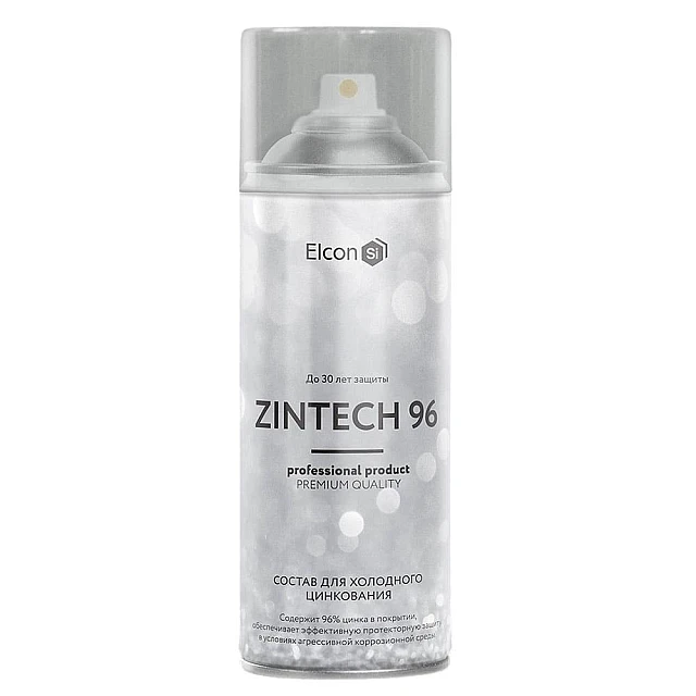 Грунт-эмаль Elcon Zintech 96% цинконаполненная 520 мл Грунт-эмаль Elcon Zintech 96% цинконаполненная 520 мл