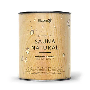 Пропитка для бани и сауны Elcon Sauna Natural 0.9 л