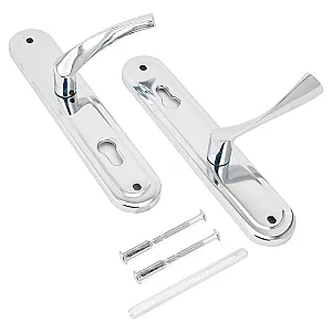 Комплект ручек Аллюр 103-1 85 мм CP хром