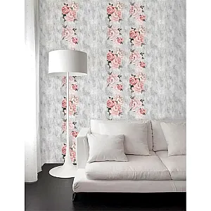 Панель ПВХ Sanrelia Пионовая нежность фон-651/1