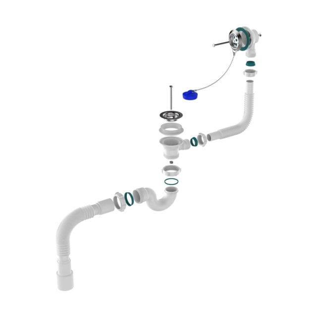 Сифон для ванны Aquant V155-30-MR 1 1/2 Сифон для ванны Aquant V155-30-MR 1 1/2