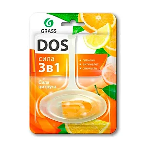 Блок подвесной для унитаза Grass Dos 3 в 1 Сила цитруса 125852 40 г
