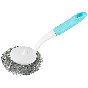 Губка для мытья посуды Рыжий Кот SM-05 104464 с рукояткой