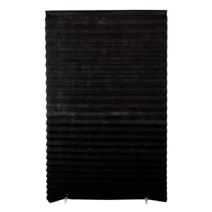 Шторы-плиссе Рыжий Кот Skandi 105047 самоклеящиеся 90*180 см черный