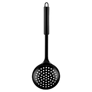 Шумовка Mallony Classico 105267 из нержавеющей стали черный non-stick