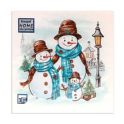 Салфетки декоративные Bouquet Home Collection Дружная семья 25131 33*33 см 3 слоя 20 шт
