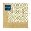 Салфетки декоративные Bouquet Гобелен в золотой рамке 25240 33*33 см 3 слоя 20 шт