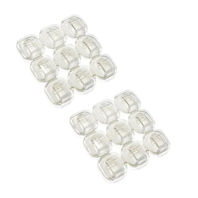 Крючки Рыжий Кот 110693 для гирлянд и проводов самоклеящиеся 18 шт