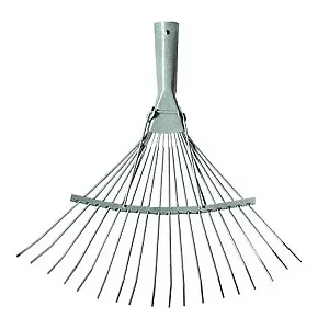 Грабли веерные Агростройлидер САД-09.11.22 проволочные с черенком 18 зубцов