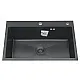 Мойка кухонная Diadonna S7050-1 чёрная 700*500*200 мм