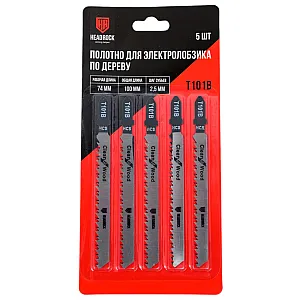 Полотно для электролобзика HeadRock 476-101-045 Т101В 5 шт