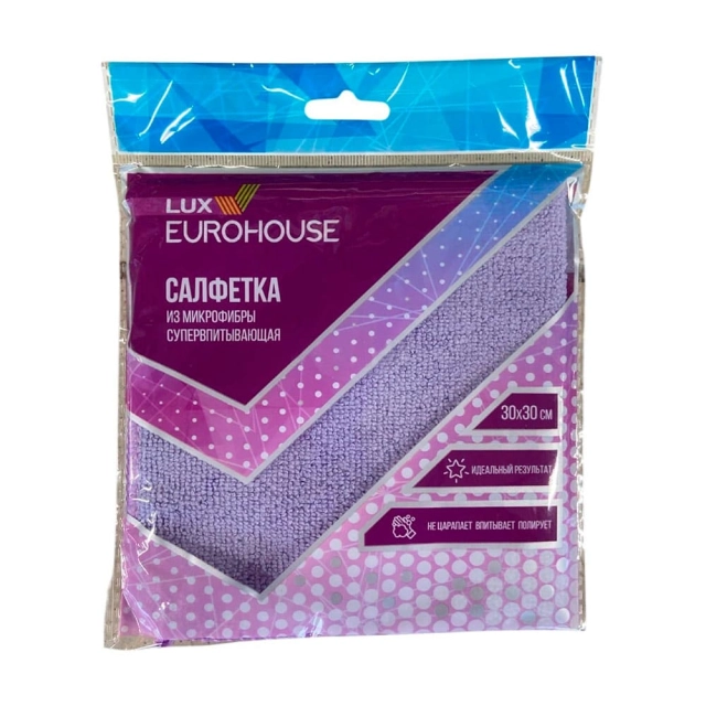 Салфетка EuroHouse ЕВ 3594 из микрофибры супервпитывающая Салфетка EuroHouse ЕВ 3594 из микрофибры супервпитывающая