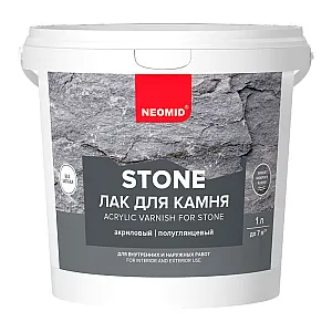 Лак по камню Neomid Stone водорастворимый 1 л