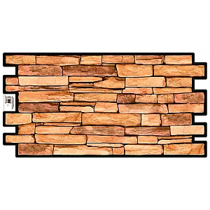 Панель ПВХ Grace Камень Сланец песочный 980*498 мм