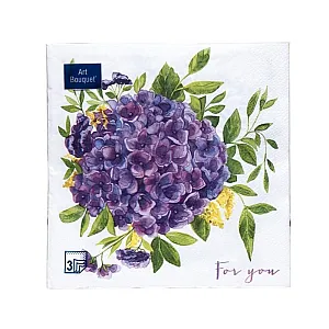 Салфетки декоративные Art Bouguet For you 37338 33*33 см 3 слоя 20 шт