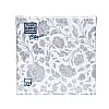 Салфетки декоративные Bouquet Home Collection Classic Анжелика Серебро на белом 37694 33*33 см 3 слоя 20 шт