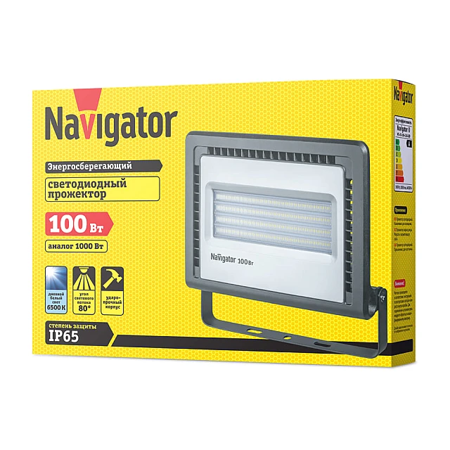 Светильник Navigator 14 150 NFL-01-100-6.5K-LED Светильник Navigator 14 150 NFL-01-100-6.5K-LED