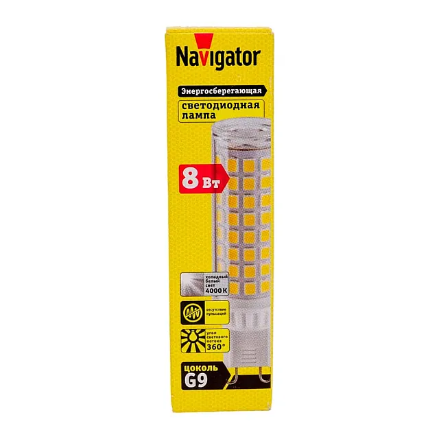 Лампа светодиодная Navigator 14 438 NLL-P-G9-8-230-4K