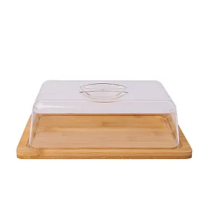Сырница Bravo бамбук пластик 24.5*19*7.2 см