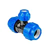 Тройник Valfex ПНД компрессионный переходной 50-32-50