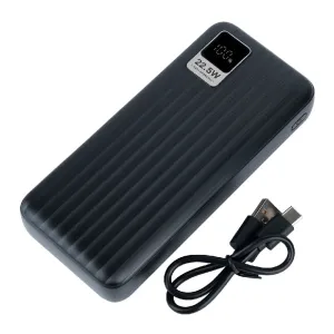 Powerbank Perfeo Waterfall PF_E1469 10000 mAh/LED дисплей/PD + QC Black