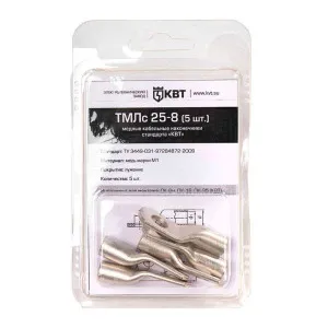 Наконечник кабельный КВТ 78774 ТМЛс 25-8 5 шт