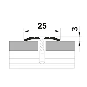 Порог Best Profile А1 золото 25 мм 0.9 м анодированный