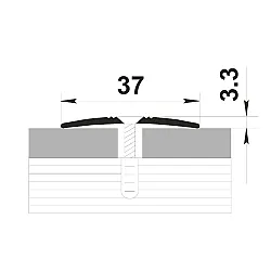 Порог Best Profile А5 088 орех 0.9 м