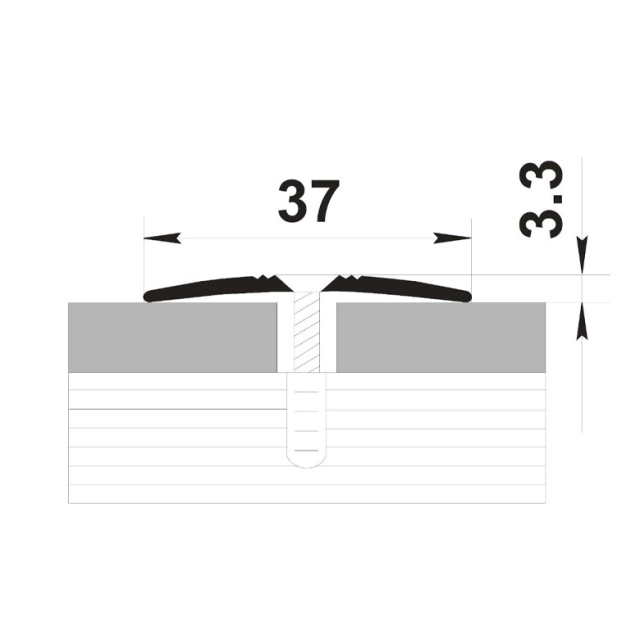 Порог Best Profile А5 042 шампань 1.35 м анодированный Порог Best Profile А5 042 шампань 1.35 м анодированный