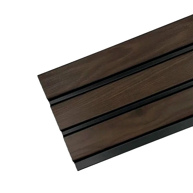 Панель Grace 3D Rail вспененный полистирол Махагон 2700*120*10 мм Панель Grace 3D Rail вспененный полистирол Махагон 2700*120*10 мм