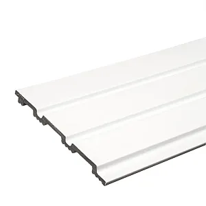 Панель Grace 3D Rail вспененный полистирол белая 2700*120*10 мм